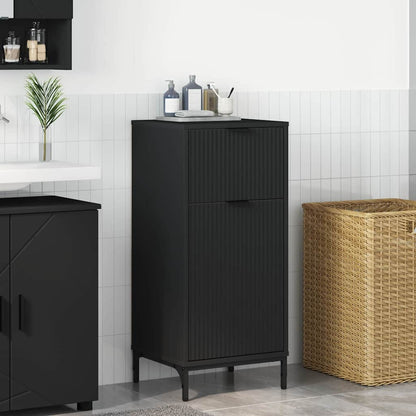 Mobile da Bagno con cassetto con porta Nero 39,5 x 36 x 88 cm | homemem39