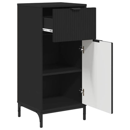 Mobile da Bagno con cassetto con porta Nero 39,5 x 36 x 88 cm | homemem39