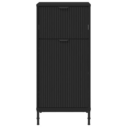 Mobile da Bagno con cassetto con porta Nero 39,5 x 36 x 88 cm | homemem39