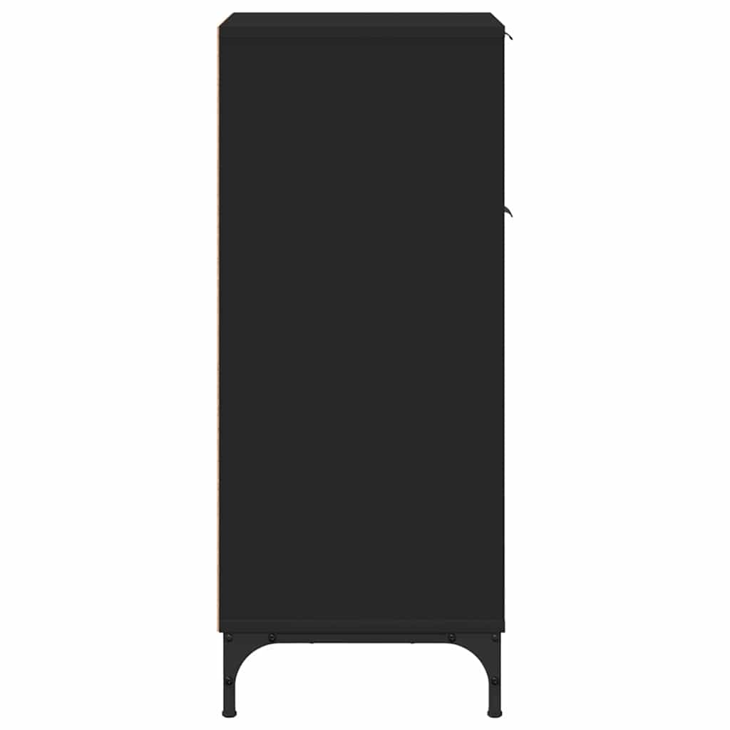 Mobile da Bagno con cassetto con porta Nero 39,5 x 36 x 88 cm | homemem39