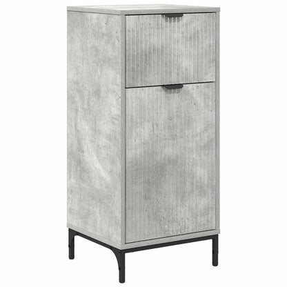Mobile da Bagno Grigio cemento 39,5 x 36 x 88 cm | homemem39