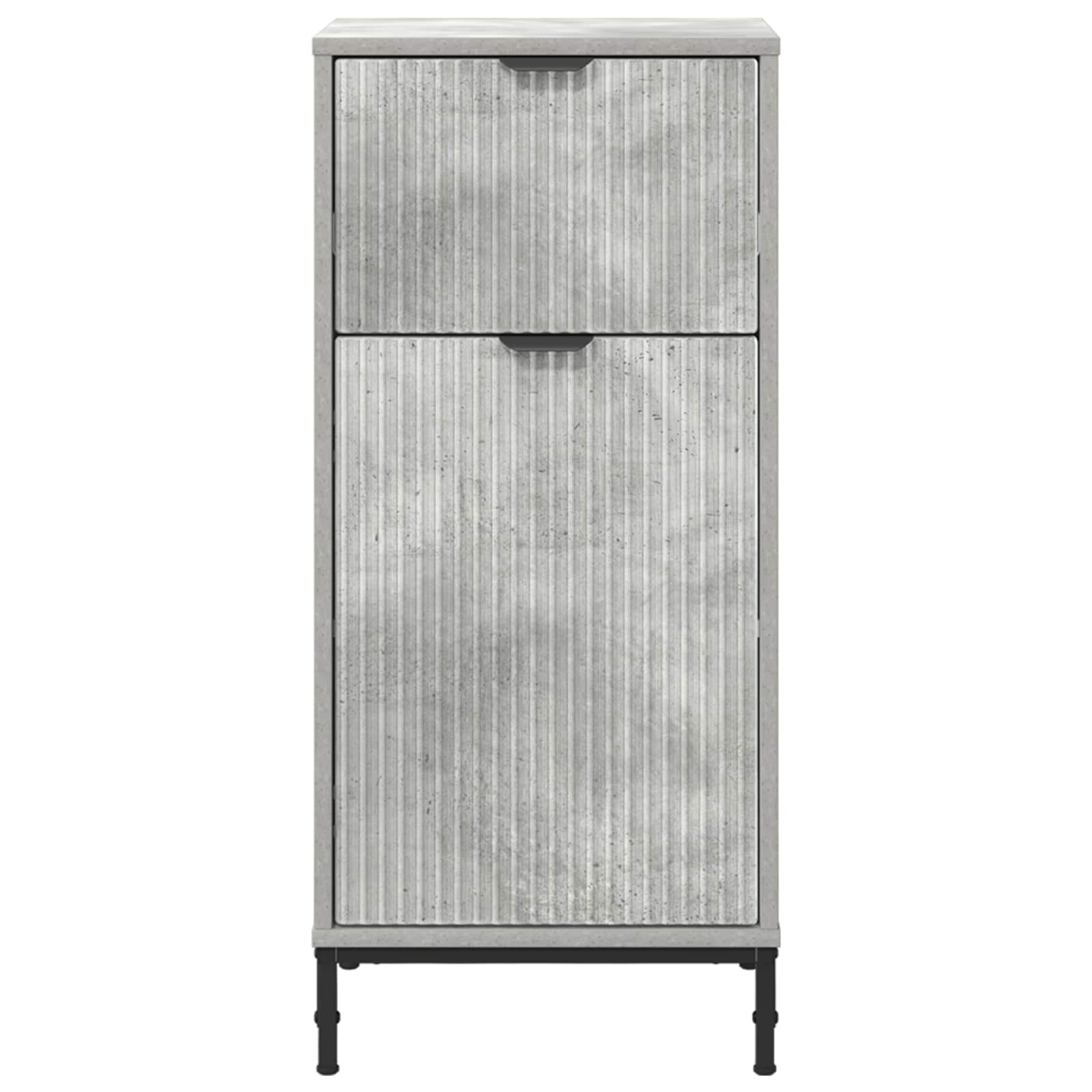 Mobile da Bagno Grigio cemento 39,5 x 36 x 88 cm | homemem39
