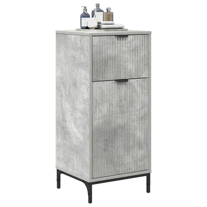 Mobile da Bagno Grigio cemento 39,5 x 36 x 88 cm | homemem39