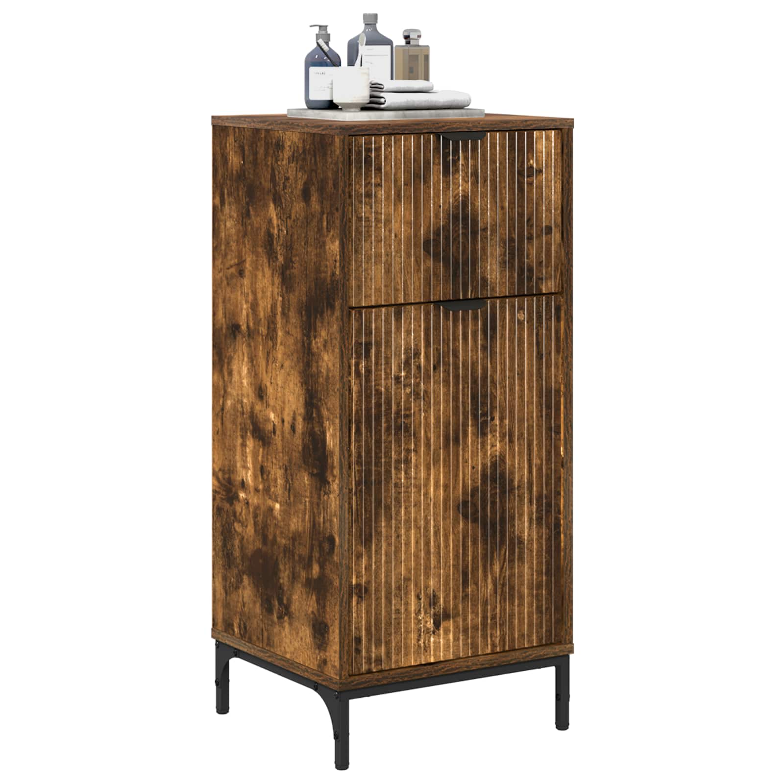 Mobile da Bagno Rovere fumé 39,5 x 36 x 88 cm | homemem39