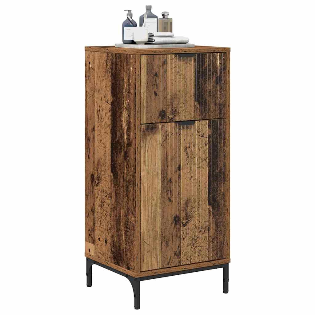 Mobile da Bagno con cassetto Legno vecchio 39,5 x 36 x 88 cm | homemem39