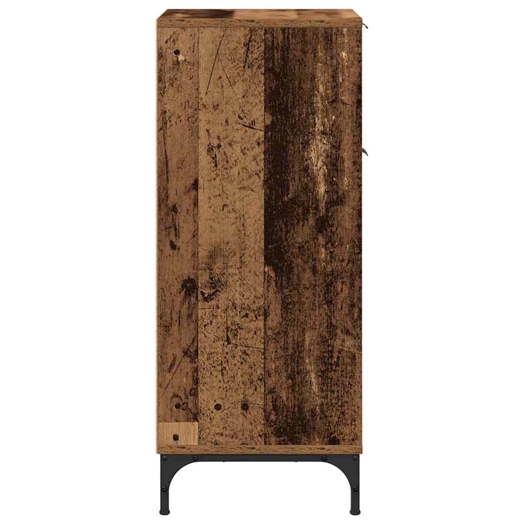 Mobile da Bagno con cassetto Legno vecchio 39,5 x 36 x 88 cm