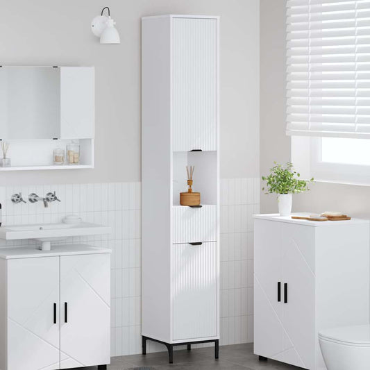 Mobile da Bagno Bianco 31,5 x 33 x 190 cm | homemem39
