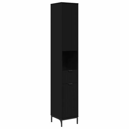 Mobile da Bagno Nero 31,5 x 33 x 190 cm | homemem39