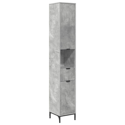 Mobile da Bagno Grigio cemento 31,5 x 33 x 190 cm | homemem39