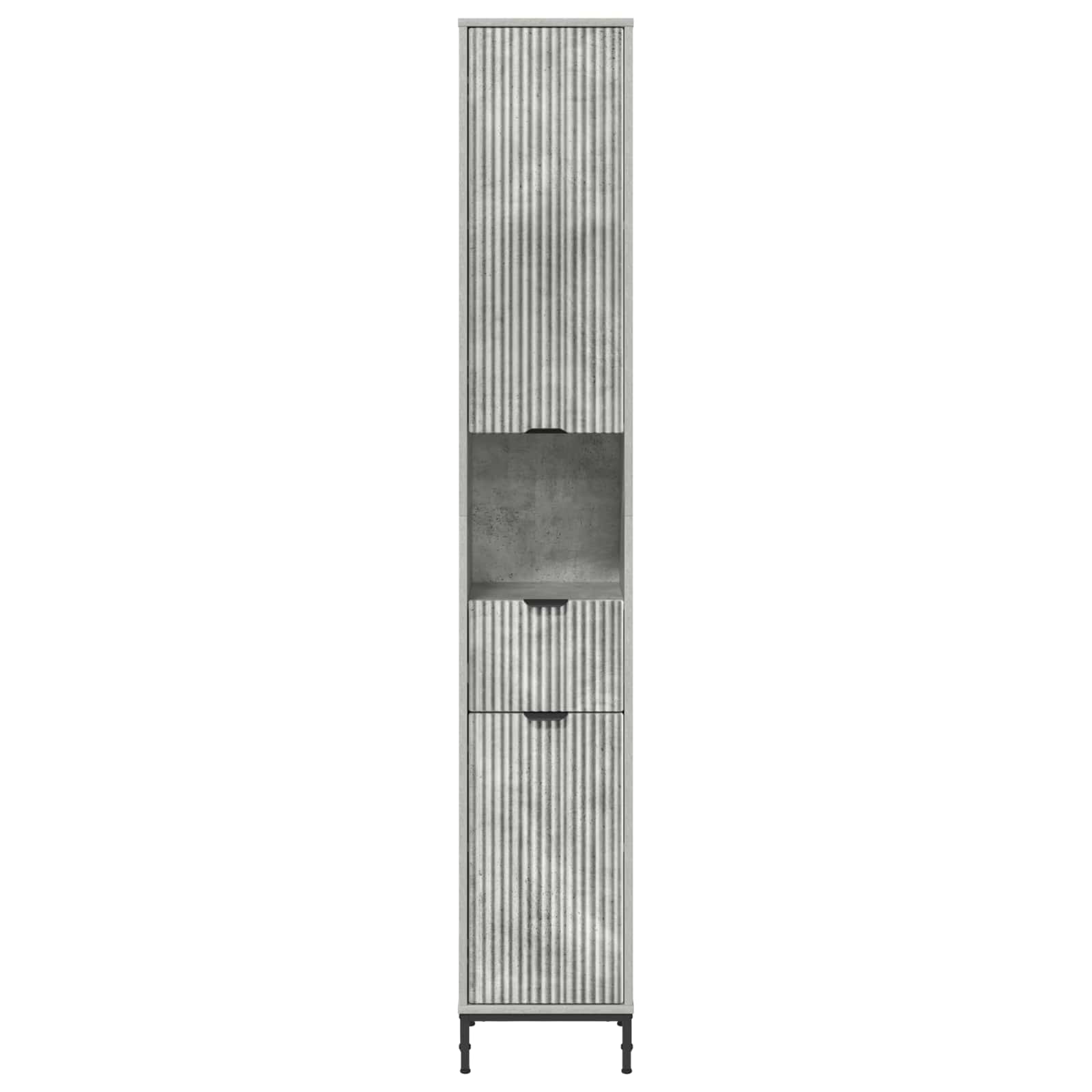Mobile da Bagno Grigio cemento 31,5 x 33 x 190 cm | homemem39