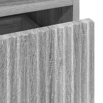 Mobile da Bagno Grigio Sonoma 31,5 x 33 x 190 cm