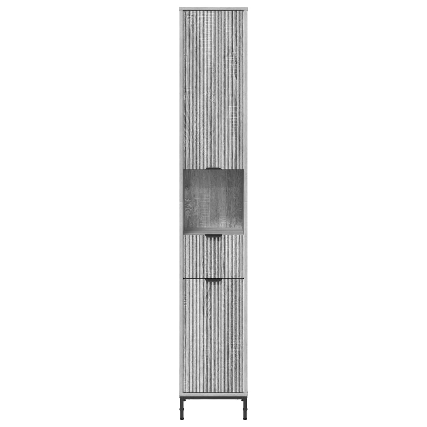 Mobile da Bagno Grigio Sonoma 31,5 x 33 x 190 cm