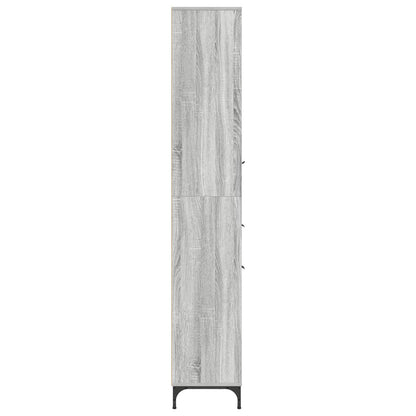 Mobile da Bagno Grigio Sonoma 31,5 x 33 x 190 cm