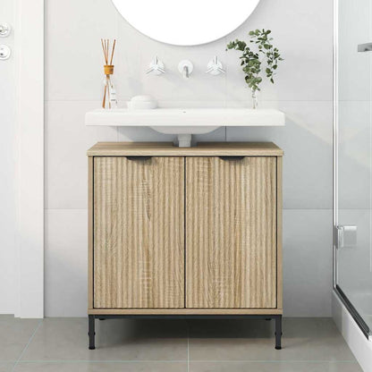 Armadio per Lavabo da Bagno Rovere Sonoma 60,5 x 33,5 x 61 cm