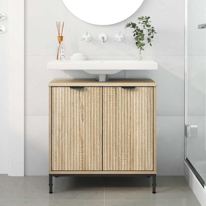Armadio per Lavabo da Bagno Rovere Sonoma 60,5 x 33,5 x 61 cm