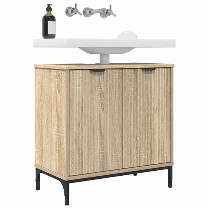 Armadio per Lavabo da Bagno Rovere Sonoma 60,5 x 33,5 x 61 cm