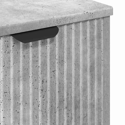 Armadio per Lavabo da Bagno Grigio cemento 60,5 x 33,5 x 61 cm