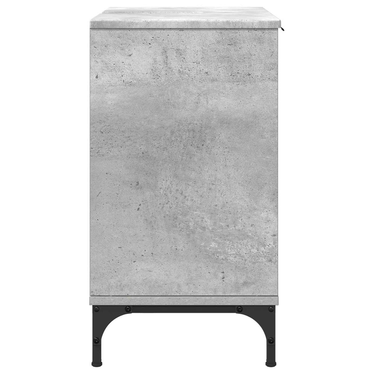 Armadio per Lavabo da Bagno Grigio cemento 60,5 x 33,5 x 61 cm
