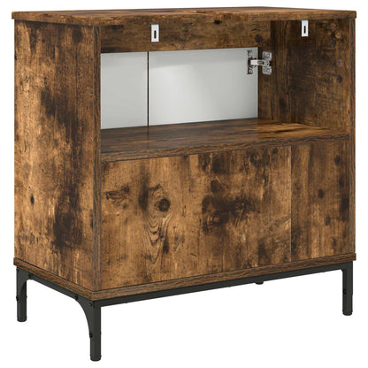 Armadio per Lavabo da Bagno Rovere fumé 60,5 x 33,5 x 61 cm