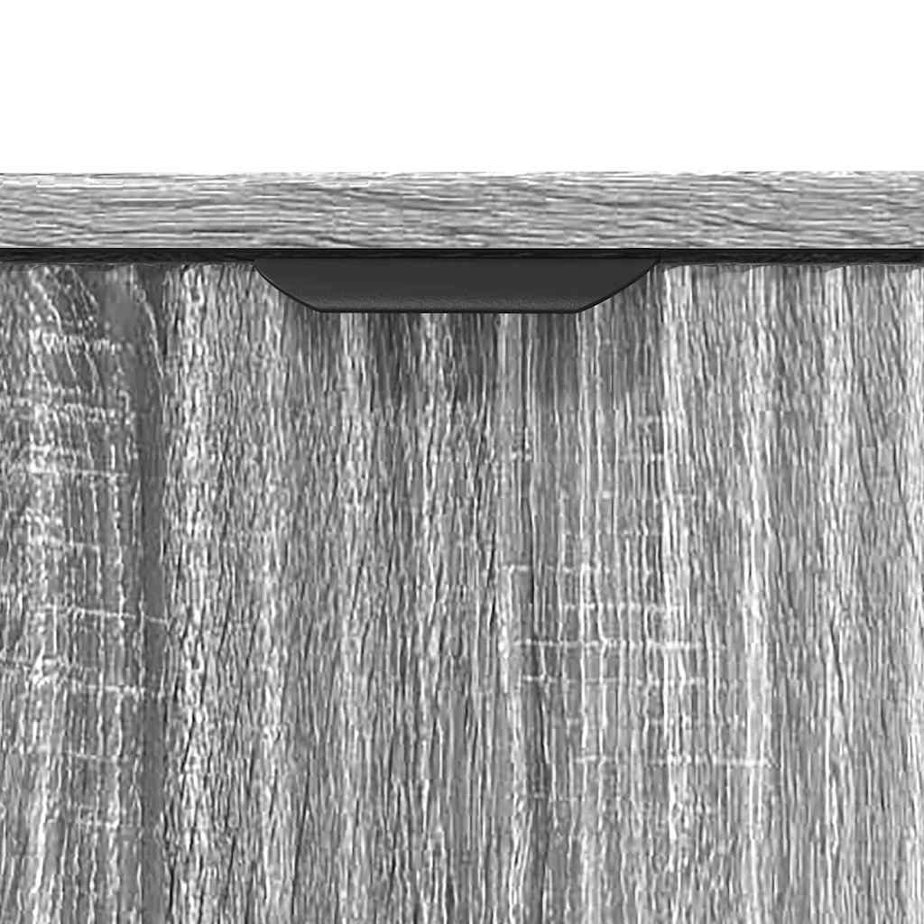 Armadio per Lavabo da Bagno Grigio Sonoma 60,5 x 33,5 x 61 cm | homemem39