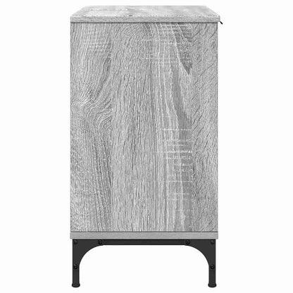 Armadio per Lavabo da Bagno Grigio Sonoma 60,5 x 33,5 x 61 cm | homemem39