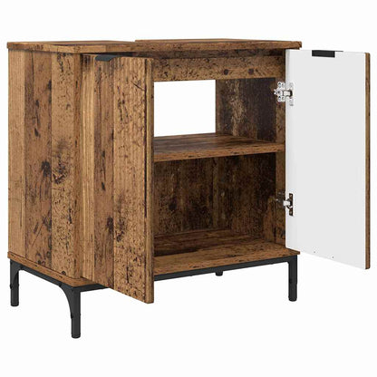 Armadio per Lavabo da Bagno Legno vecchio 60,5 x 33,5 x 61 cm | homemem39