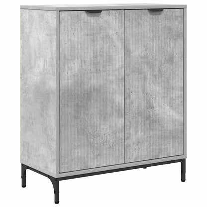 Credenza Grigio cemento 69,5 x 33 x 82 cm Legno multistrato