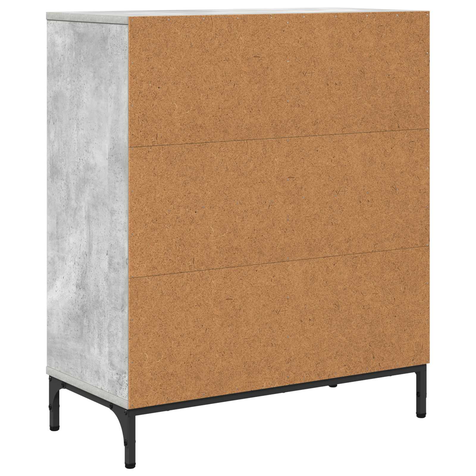 Credenza Grigio cemento 69,5 x 33 x 82 cm Legno ingegnerizzato | homemem39