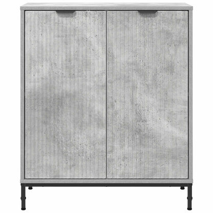 Credenza Grigio cemento 69,5 x 33 x 82 cm Legno ingegnerizzato | homemem39