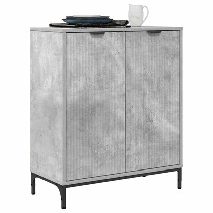 Credenza Grigio cemento 69,5 x 33 x 82 cm Legno ingegnerizzato | homemem39