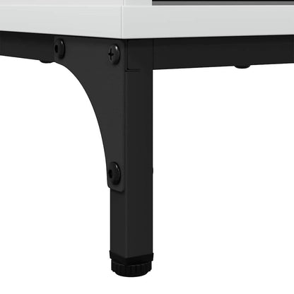 Credenza Bianco Lucido 69,5 x 33 x 82 cm Legno multistrato