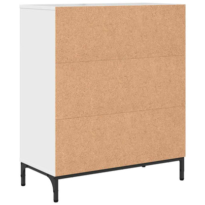Credenza Bianco Lucido 69,5 x 33 x 82 cm Legno multistrato