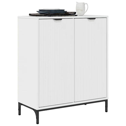 Credenza Bianco Lucido 69,5 x 33 x 82 cm Legno multistrato