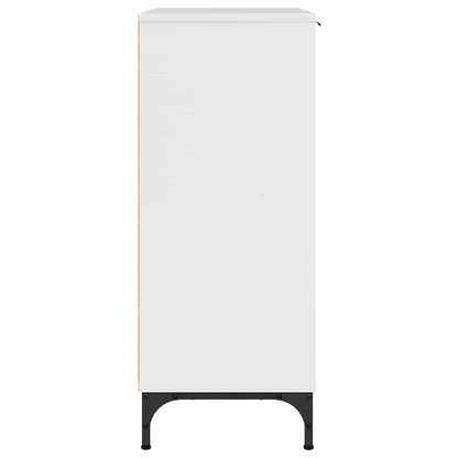 Credenza Bianco Lucido 69,5 x 33 x 82 cm Legno multistrato