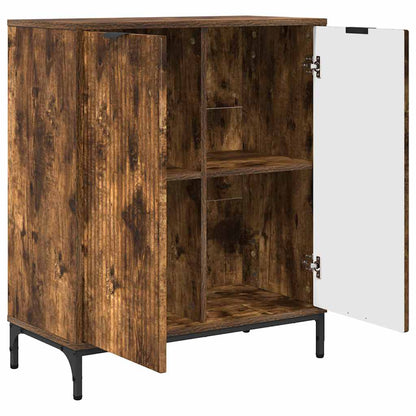 Credenza Rovere fumé 69,5 x 33 x 82 cm Legno multistrato