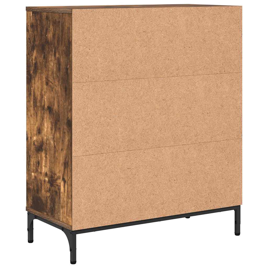 Credenza Rovere fumé 69,5 x 33 x 82 cm Legno multistrato