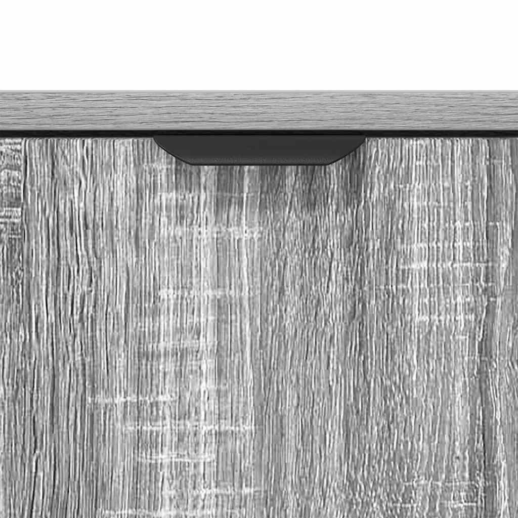 Credenza Grigio Sonoma 69,5 x 33 x 82 cm Legno multistrato
