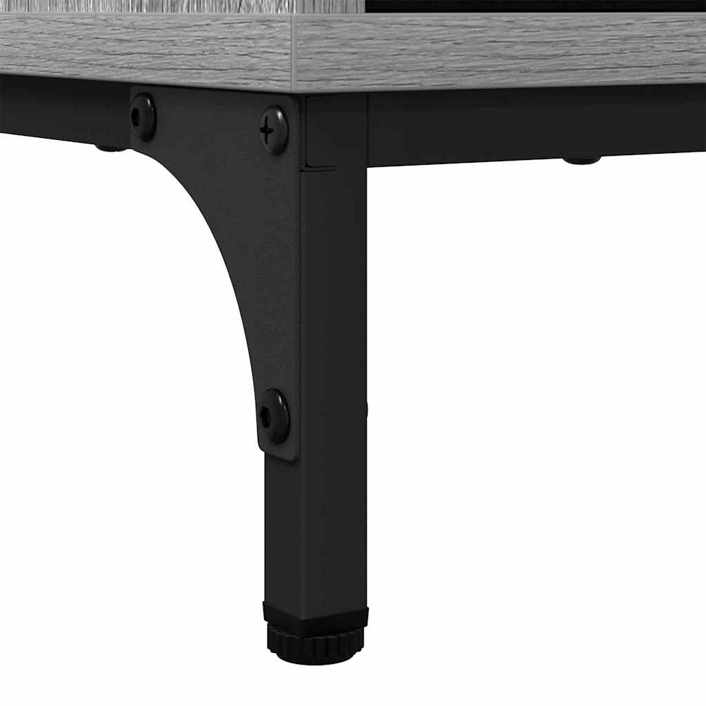 Credenza Grigio Sonoma 69,5 x 33 x 82 cm Legno multistrato