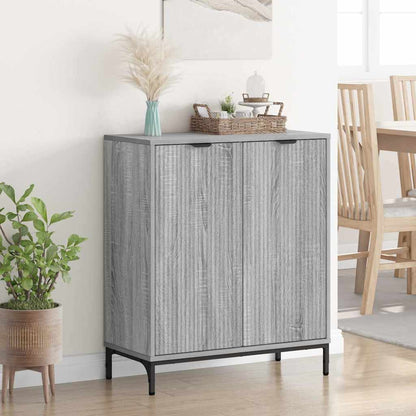 Credenza Grigio Sonoma 69,5 x 33 x 82 cm Legno multistrato