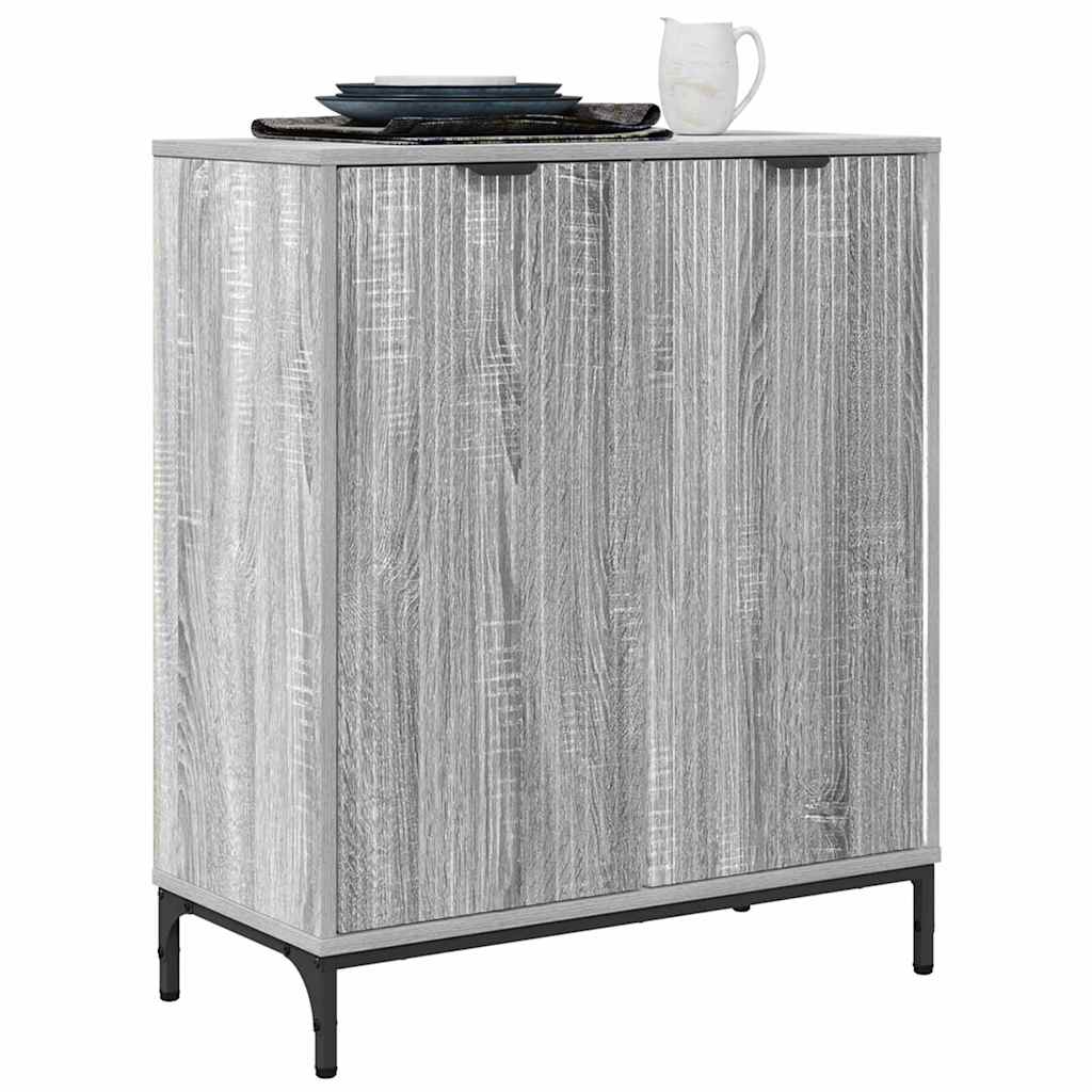 Credenza Grigio Sonoma 69,5 x 33 x 82 cm Legno multistrato
