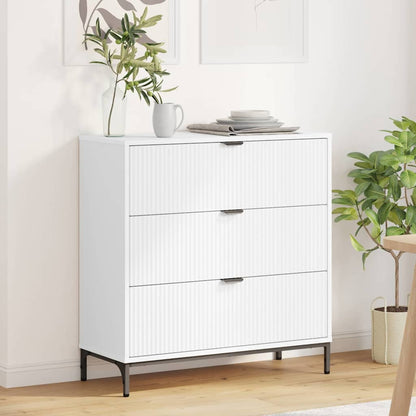 Credenza Bianco 79,5 x 33 x 82 cm Legno multistrato