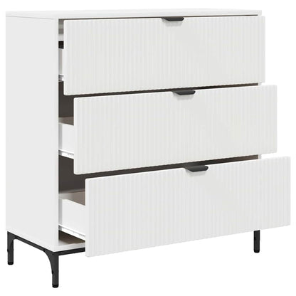 Credenza Bianco 79,5 x 33 x 82 cm Legno multistrato