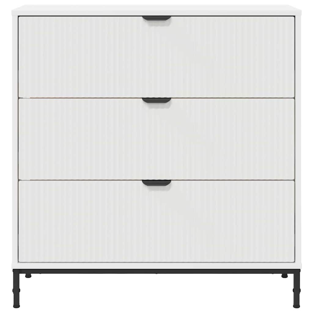 Credenza Bianco 79,5 x 33 x 82 cm Legno multistrato