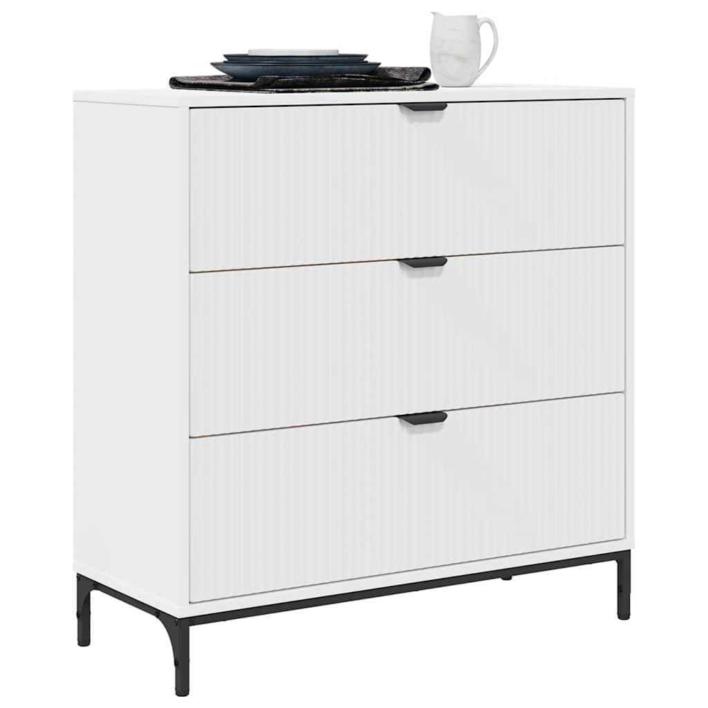 Credenza Bianco 79,5 x 33 x 82 cm Legno multistrato