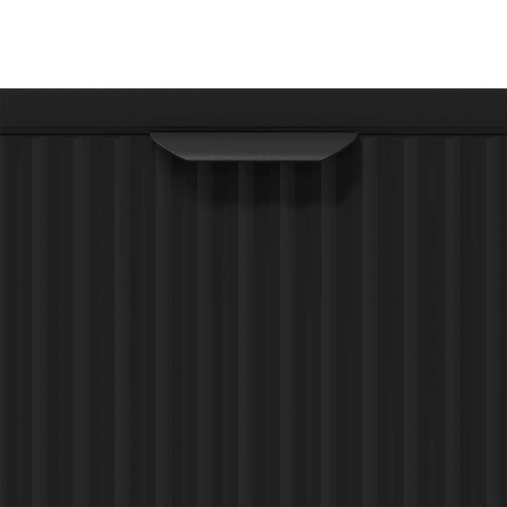Credenza con cassetto Nero 79,5 x 33 x 82 cm Legno multistrato