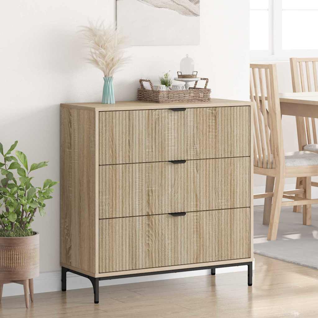 Credenza Rovere Sonoma 79,5 x 33 x 82 cm Legno multistrato