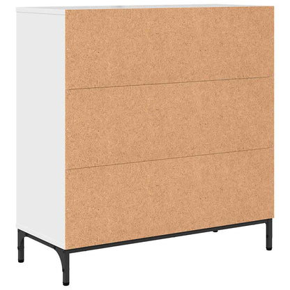 Credenza Bianco Lucido 79,5 x 33 x 82 cm Legno multistrato