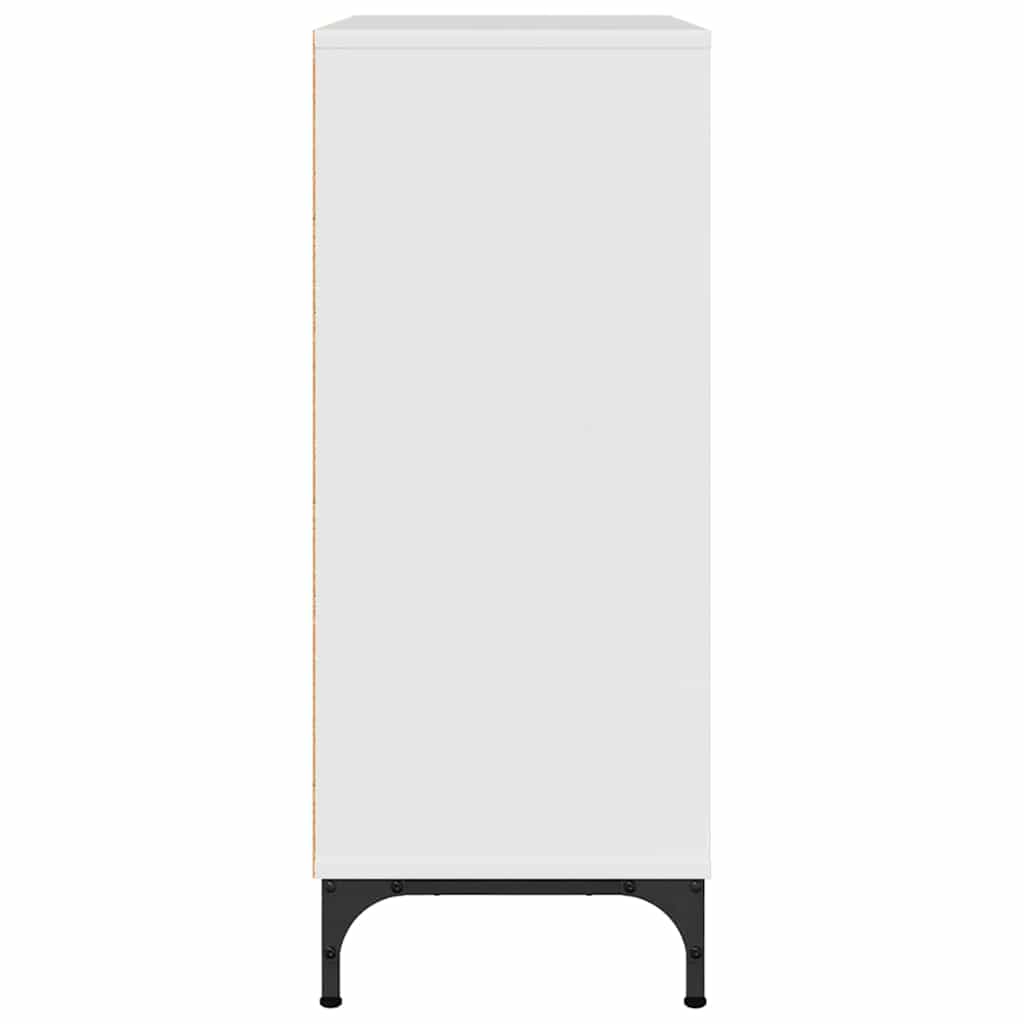 Credenza Bianco Lucido 79,5 x 33 x 82 cm Legno multistrato