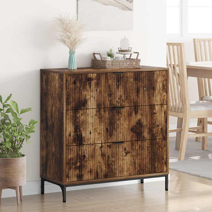 Credenza Rovere fumé 79,5 x 33 x 82 cm Legno multistrato
