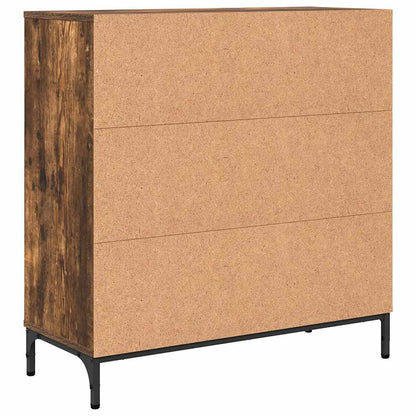 Credenza Rovere fumé 79,5 x 33 x 82 cm Legno multistrato